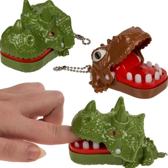 Bitande Dinosaurie & Drake Nyckelring