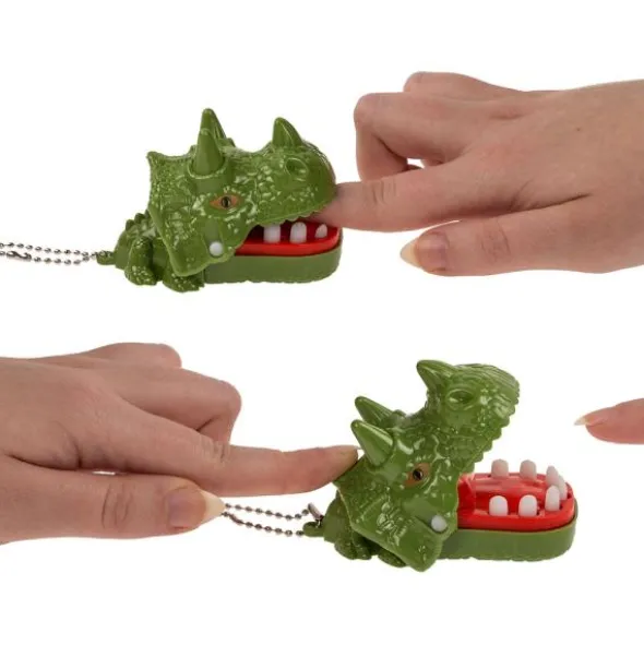 Bitande Dinosaurie & Drake Nyckelring
