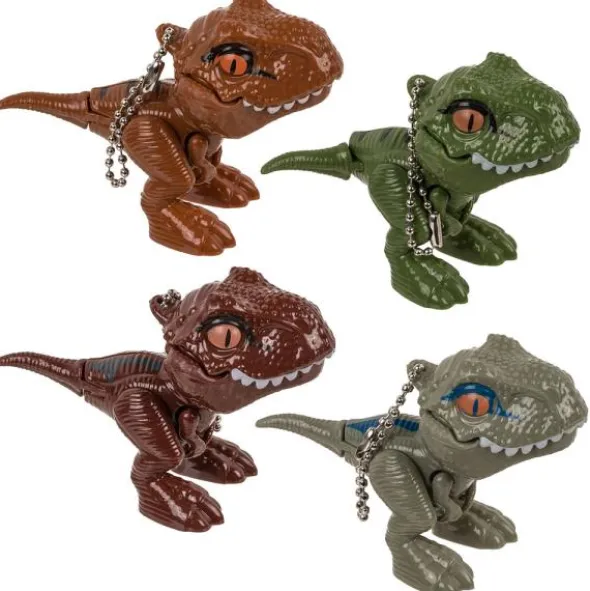 Bitande Dinosaurie Nyckelring