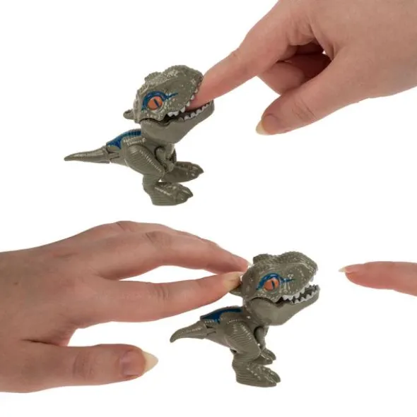 Bitande Dinosaurie Nyckelring