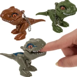 Bitande Dinosaurie Nyckelring