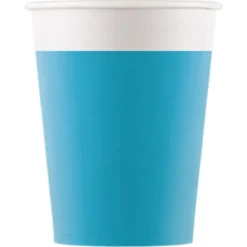 Blåa Pappmuggar Solid Color