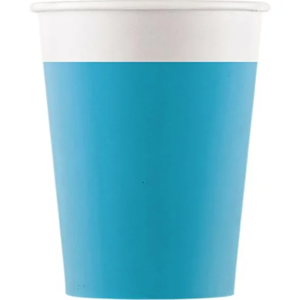 Blåa Pappmuggar Solid Color