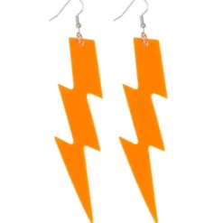 Blixt Örhängen Neonorange