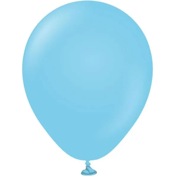 Blå Miniballonger Baby Blue (25-pack)