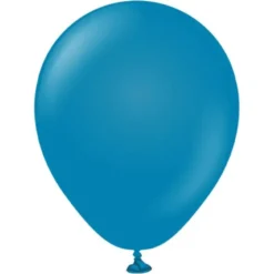 Blå Mini Ballonger Deep Blue (25-pack)