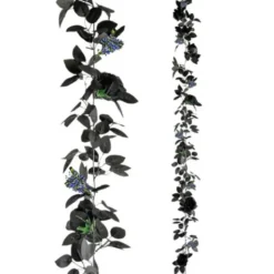 Blomgirlang med Rosor & Bär (175 cm)