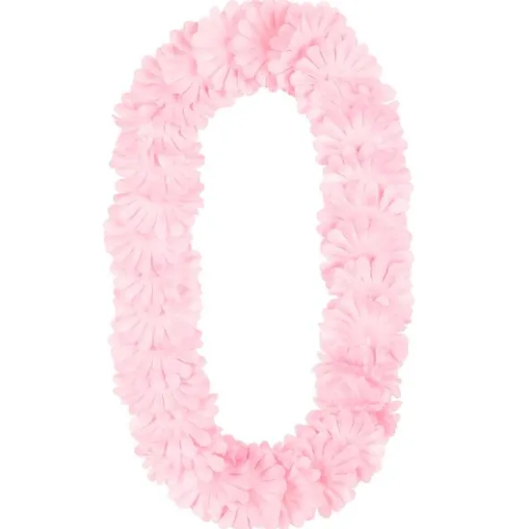 Blomhalsband Ljusrosa 120 cm