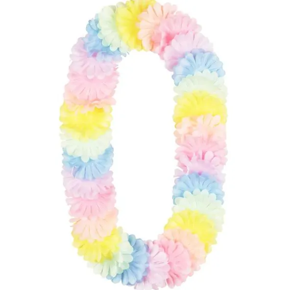 Blomhalsband Pastell 120 cm