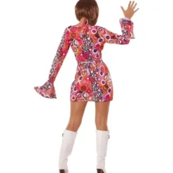 Blomstrig Hippie Maskeraddräkt (Small (36-38))