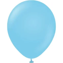 Blå Stora Ballonger Baby Blue 25-pack (25-pack)