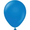 Blå Stora Standard Latexballonger (5-pack)