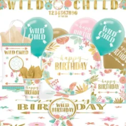 Boho Birthday Kalaspaket Deluxe 8 Pers