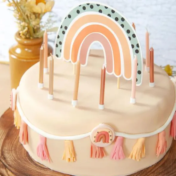 Boho Rainbow Cake Topper