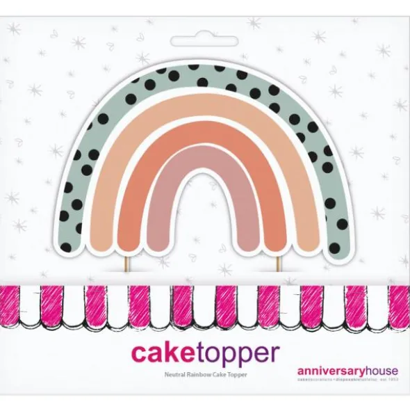 Boho Rainbow Cake Topper