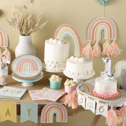 Boho Rainbow One Dekoration till Barnstol