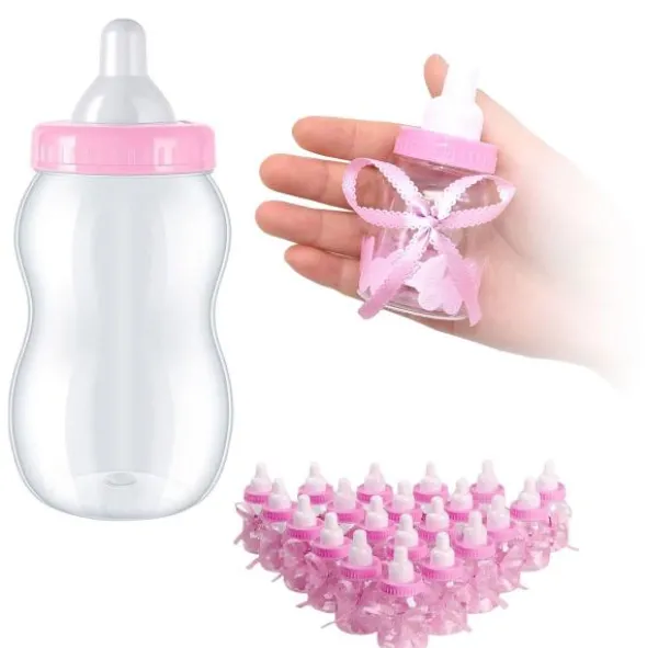 Bordsdekoration Nappflaskor Rosa 31-pack