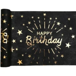 Bordslöpare Birthday Party Guld