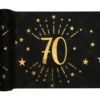 Bordslöpare 70 År Birthday Party Guld