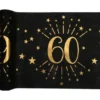 Bordslöpare 60 År Birthday Party Guld