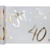 Bordslöpare 40 År Sparkle