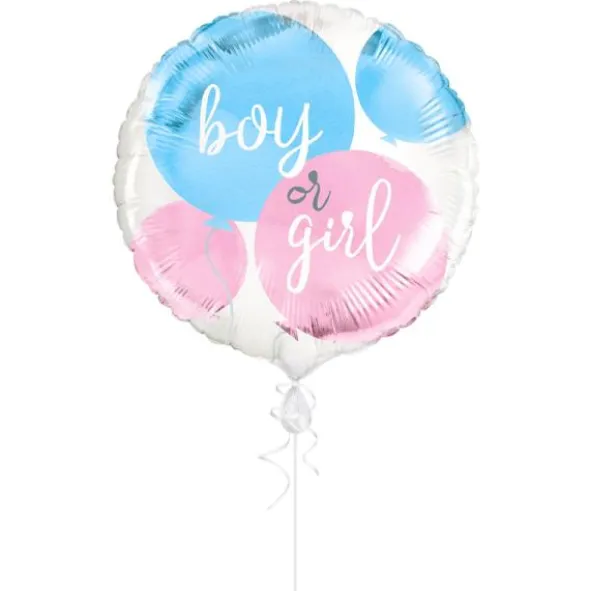 Boy or Girl Folieballong Blå & Rosa