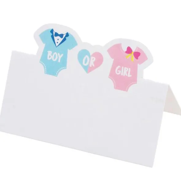 Boy or Girl Placeringskort 6-pack