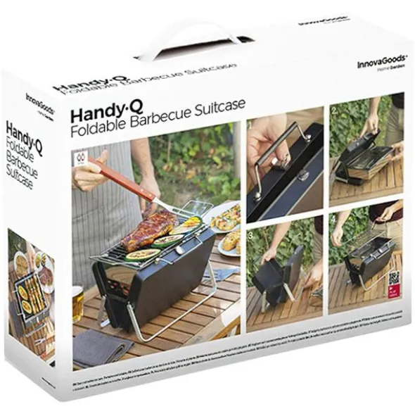 Bärbar och Hopfällbar Kolgrill