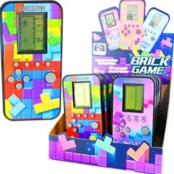 Brick Game Handhållen Retrokonsol 7 x 14 cm