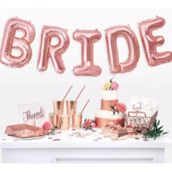 Bride To Be Servetter Metallic Roséguld
