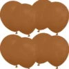Bruna Miniballonger Brown 100-pack