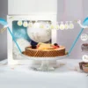 Cake Topper Hello Baby Blå