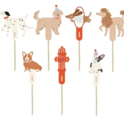 Cake Toppers Hundfest 7-pack