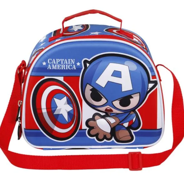 Captain America 3D Lunchväska Let's Go