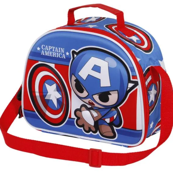 Captain America 3D Lunchväska Let's Go