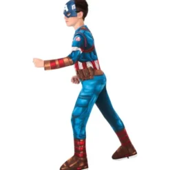 Captain America Dräkt Barn Medium (Medium (5-6 år))