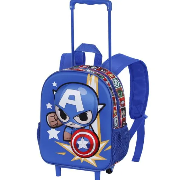 Captain America 3D Ryggsäck med Hjul