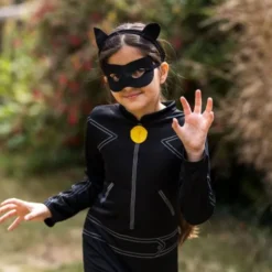 Cat Noir Maskeraddräkt Barn 3-4 år (Small (3-4 år))