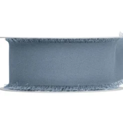 Chiffongband Dimblå 40 mm