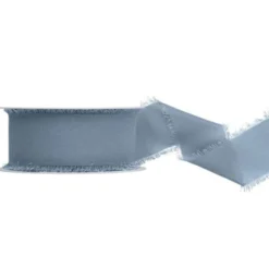 Chiffongband Dimblå 40 mm