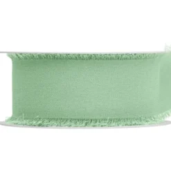 Chiffongband Salvgrön 40 mm