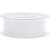 Chiffongband Vit 25 mm