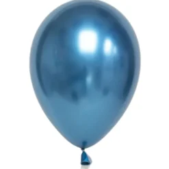 Chrome Ballonger Mörkblå (10-pack)