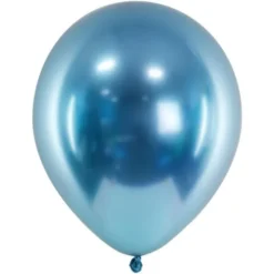 Chrome Latexballonger Blå 50-pack