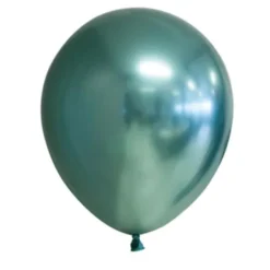 Chrome Miniballonger Grön 100-pack