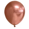 Chrome Miniballonger Koppar 100-pack