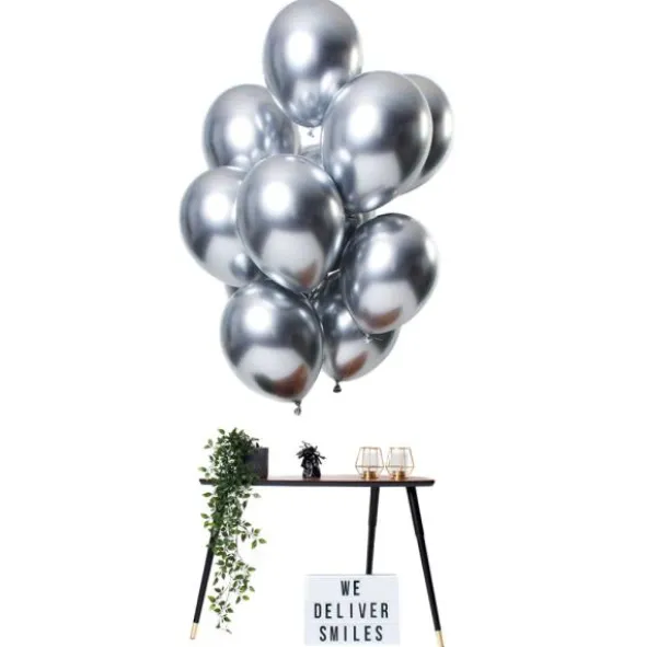 Chrome Mirror Ballonger Silver