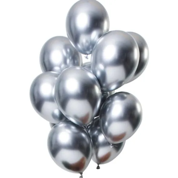 Chrome Mirror Ballonger Silver