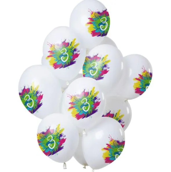 Color Splash 3-års Ballonger Latex