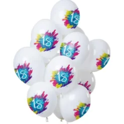 Color Splash 18-års Ballonger Latex